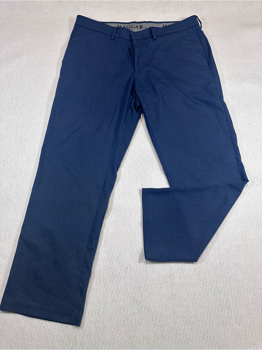 Haggar Men's Dress Pants in Dark Navy. Flex dress pants. Traditional 36/29